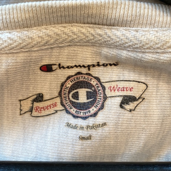 Vintage Champion Northern Michigan Sweatshirt Gray Distress Logo Womens Sz Small - Picture 8 of 12